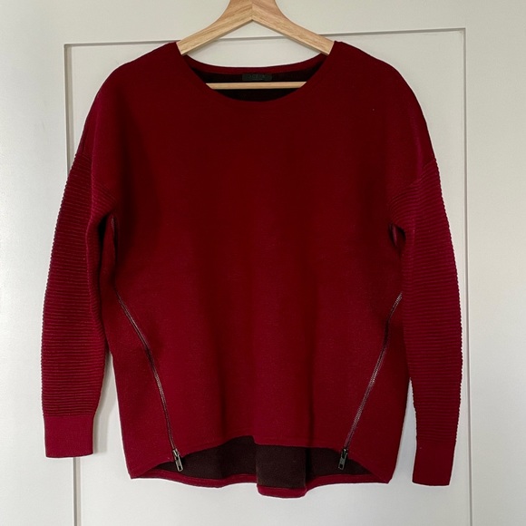 J. Crew Collection Womens Pullover Sweater
100% Merino Wool Side Zip - Picture 1 of 4